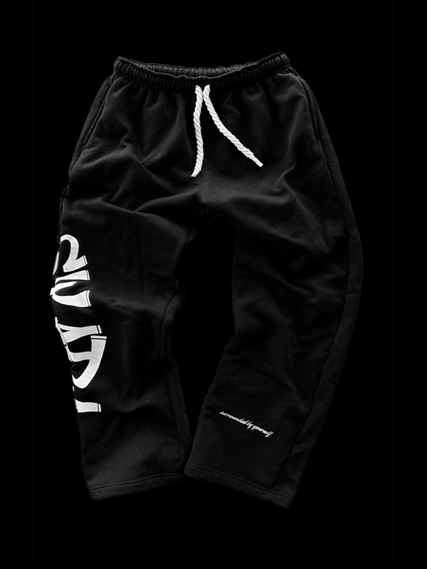 SYARA BLACK BONDED JOGGER